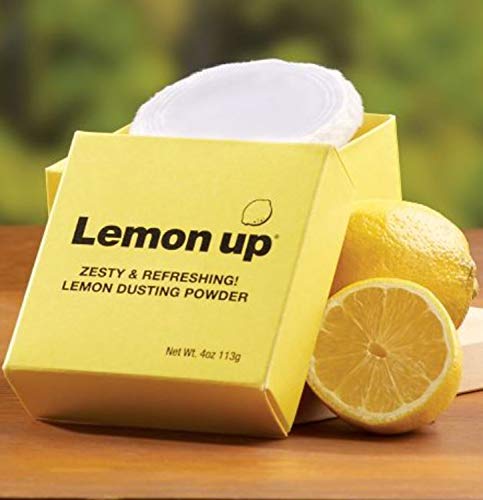 Limited Edition Lemon Up Dusting Powder 4 Oz Lemony Scent TalcFree Body Powder With Soft Puff Made From Aloe Powder Kaolin Clay Jojoba Oil  Shea Butter Leaves Skin Feeling Fresh Soft And Dry